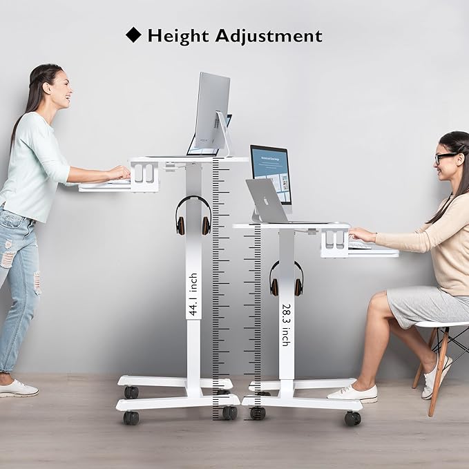 BONTEC Mobile Standing Desk - Image 3