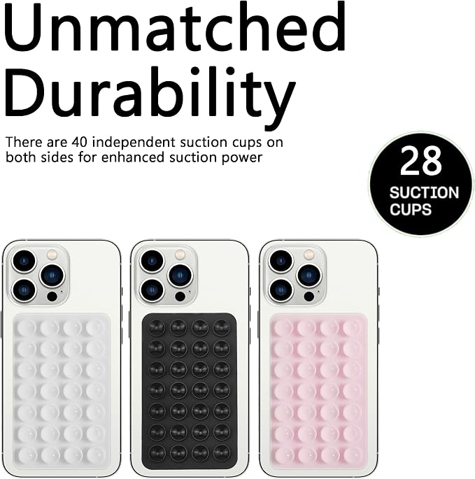 Silicone Double-Sided Suction Phone Case Detachable Mount, Car Dashboard Holder - Image 6