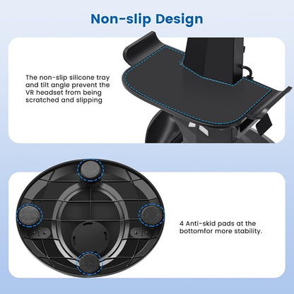 VR Headset Charging Dock for Meta Quest 3/Quest 3S/Quest 2, VR Charging Stand - Image 5