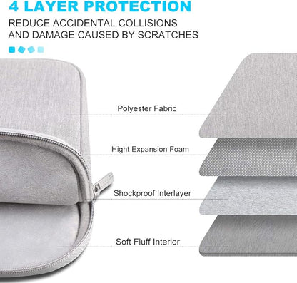 Lacdo Laptop Sleeve Case for 15 inch New MacBook Air M4 A3241 2025, M3 A3114 - Image 5