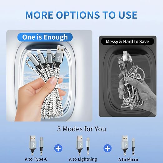 Multi Charging Cable, Micro USB, IP Port - Image 3