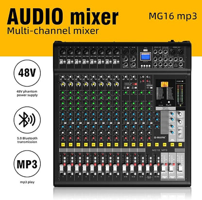 Audio Mixer Bluetooth G-MARK Professional Mixer Usb Interface Sound Board - Image 4