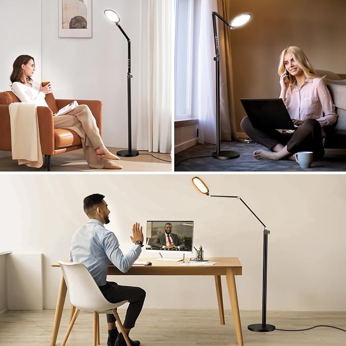 Ring Light with Stand, 15W Dimmable Zoom Lighting - Image 2