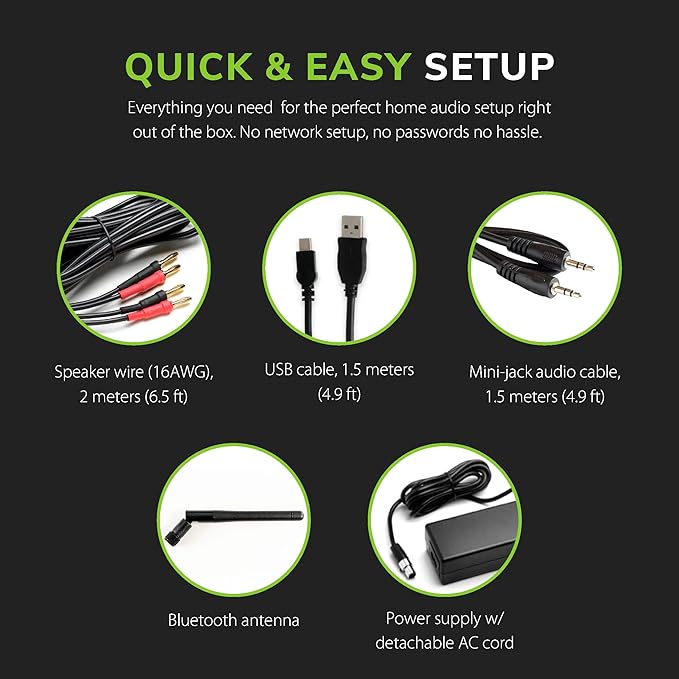 Audioengine A2-HD Bluetooth PC and Computer Desktop Speakers - Image 5