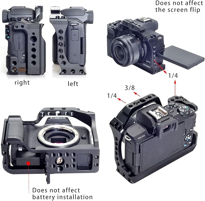 Hersmay For Canon M5 M50 II Cage - Image 3