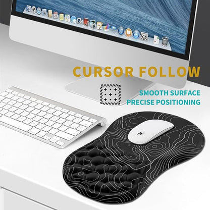 Hokafenle Ergonomic Mouse Pad Wrist Support, Wrist Rest Mousepad - Image 6