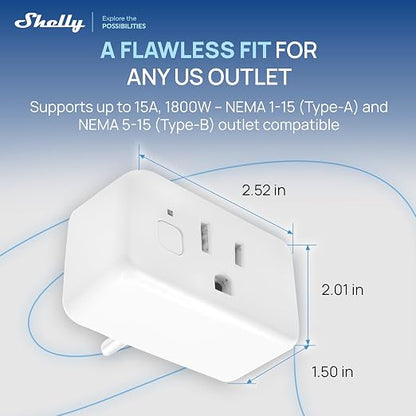Shelly Smart Plug UL, Matter Outlet - Image 6