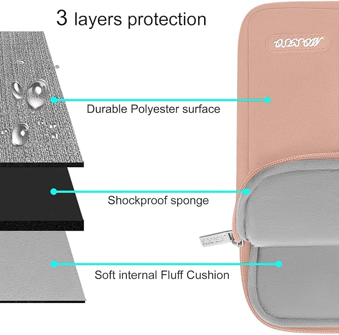 MOSISO Laptop Case 13.3 inch, 13-13.3 inch Laptop Sleeve Compatible - Image 4