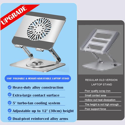 Laptop Cooling Pad 360° Rotating Laptop Stand - Image 5