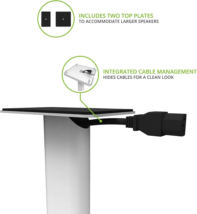 Kanto SP32PLW Universal Speaker Floor Stands - Image 3