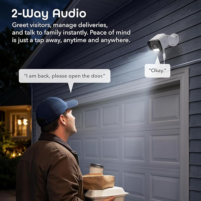 Geeni Hawk 3 4MP Smart Outdoor Security Camera 2-Pack – 2K Ultra HD WiFi - Image 7