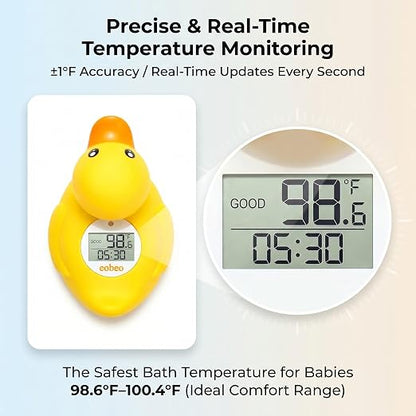 Baby Bath Thermometer with Smart Temperature Alert, Accurate Digital Water - Image 3