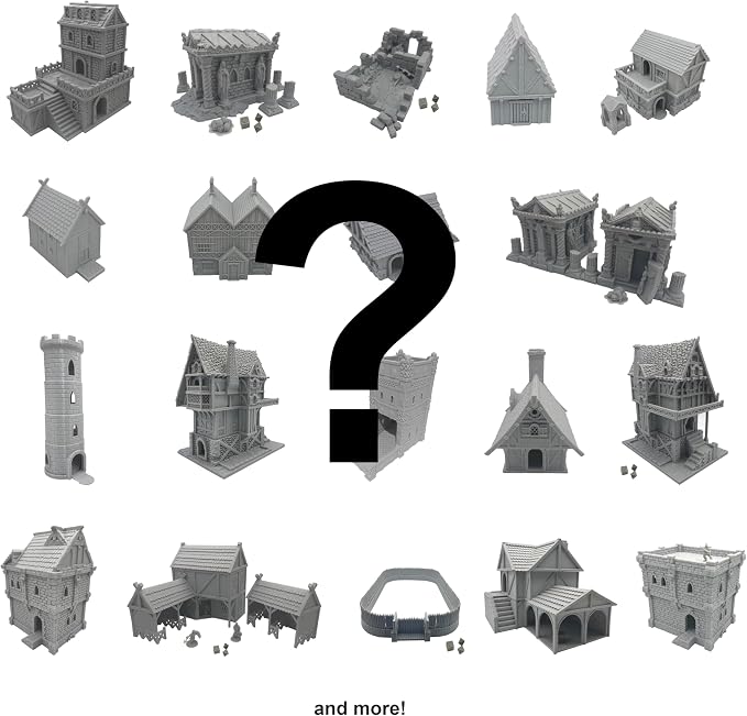 Hautico Tabletop Miniature Building Terrains Blind Box Compatible - Image 2