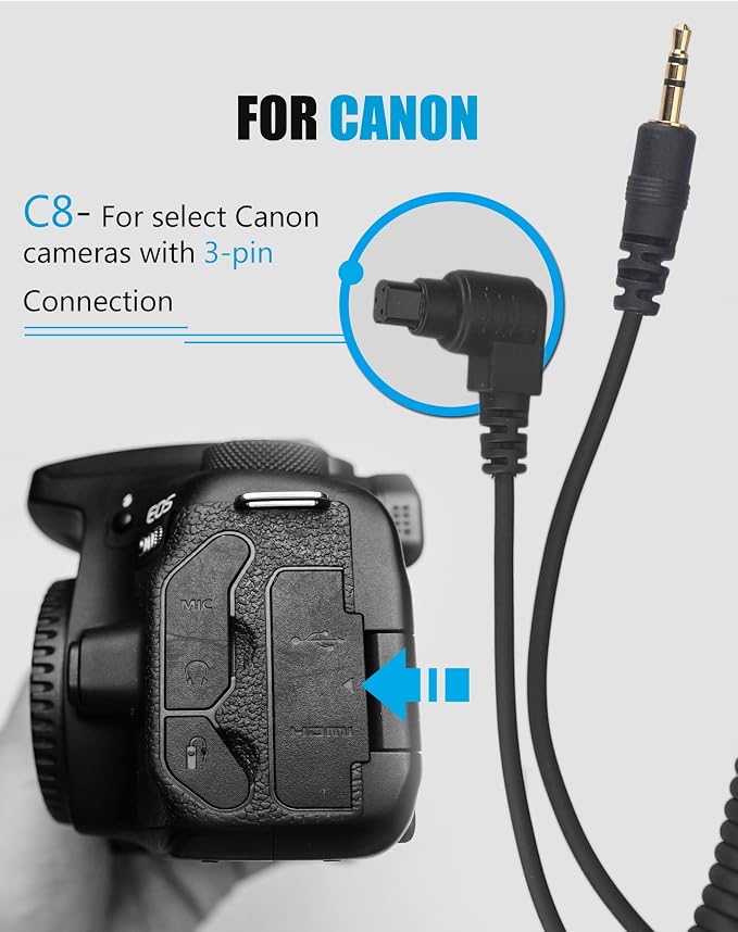 Camera Wireless Remote Shutter Release, Long Exposure Timelapse Remote Control - Image 6