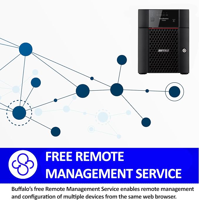 BUFFALO TeraStation 3430DN 4-Bay 32TB Desktop Small-Med Business NAS w/Hard - Image 7