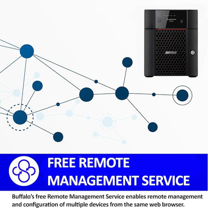 BUFFALO TeraStation 3430DN 4-Bay 32TB Desktop Small-Med Business NAS w/Hard - Image 7
