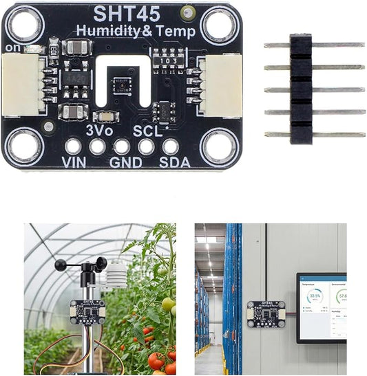 SHT45 High Accuracy Temperature Humidity Sensory Module Low Power I2C Digital - Image 2