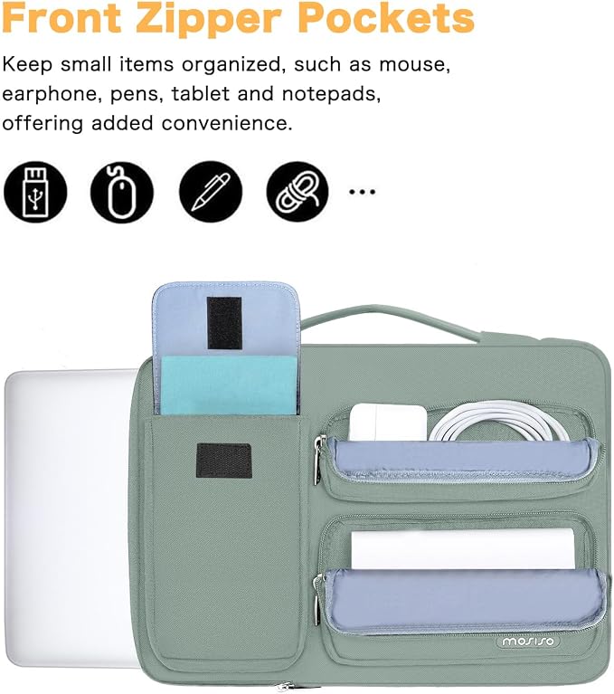 MOSISO 360 Protective Laptop Case 15 inch, Laptop Sleeve Compatible - Image 2