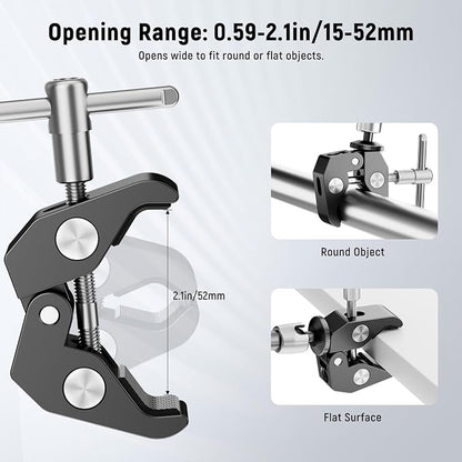NEEWER 9.8"/25cm Adjustable Magic Arm - Image 5