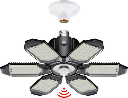 Motion Sensor Garage Light, 20000LM 200W Garage Lights Ceiling Led Motion by Craftersmark