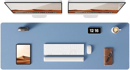 YSAGi Leather Desk Pad Protector, Office Desk Mat, Large Mouse Pad, Non-Slip PU by YSAGi