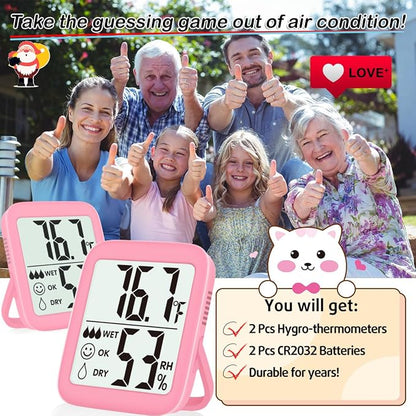 Antonki 2 Pack Room Thermometer - Image 7