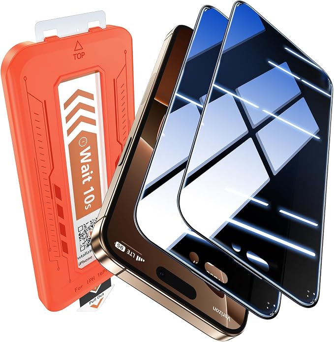EGV Compatible for iPhone 16 Pro Max Privacy Screen Protector, Privacy Screen by WelcometoEGV