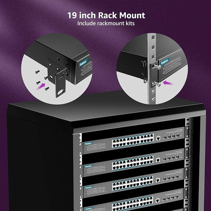 YuanLey 28 Port Gigabit Managed PoE Switch - Image 7