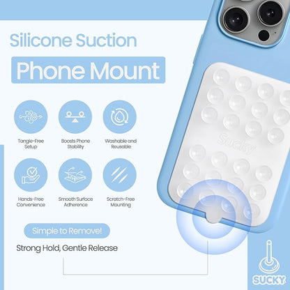SUCKY Double Sided Suction Phone Octo Cup Buddy Mount - Image 3