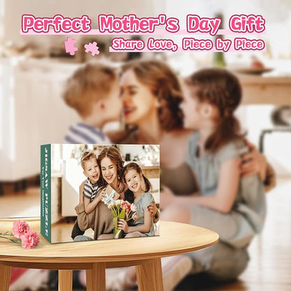 Personalized Puzzle Gifts for Mothers Day, Custom Photo Puzzle for Mom from - Image 2