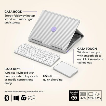 Logitech Casa Pop Up Desk Kit - Image 7