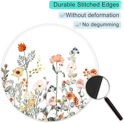 ITNRSIIET Round Mouse Pad with Stitched Edge Premium-Textured Waterproof - Image 5