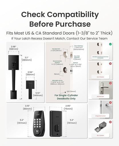 DESLOC C100 Keyless Entry Door Lock - Image 8