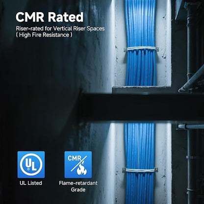 Cable Matters 10Gbps in-Wall Riser Rated 23AWG Bare Copper Cat6 Ethernet Cable - Image 7