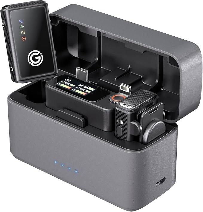 Wireless Microphone, AI Noise Cancelling by Unknown