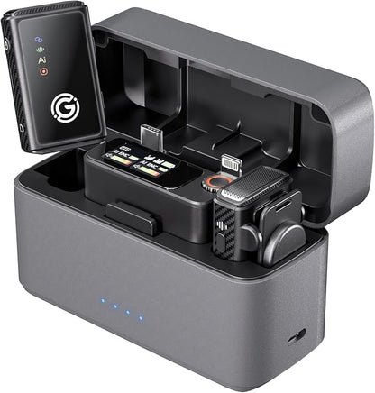 Wireless Microphone, AI Noise Cancelling by Unknown