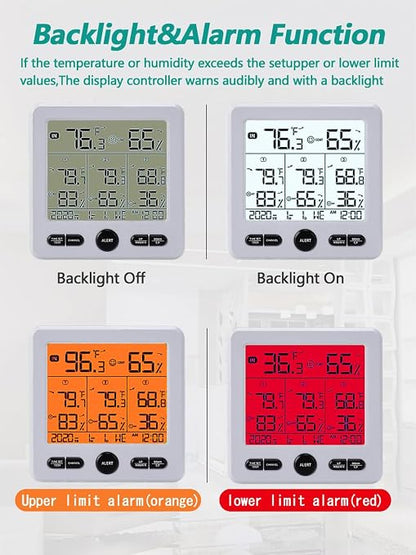 Timloon Indoor Outdoor Digital Thermometer Hygrometer - Image 6