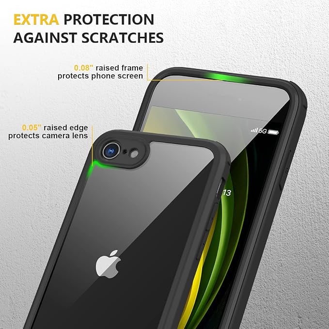 Miracase for iPhone SE Phone Case 3rd/2nd Generation 2022 2020 Full-Body - Image 6