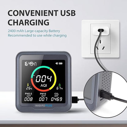 INKBIRDPLUS NDIR Indoor Air Quality Monitor - Image 5