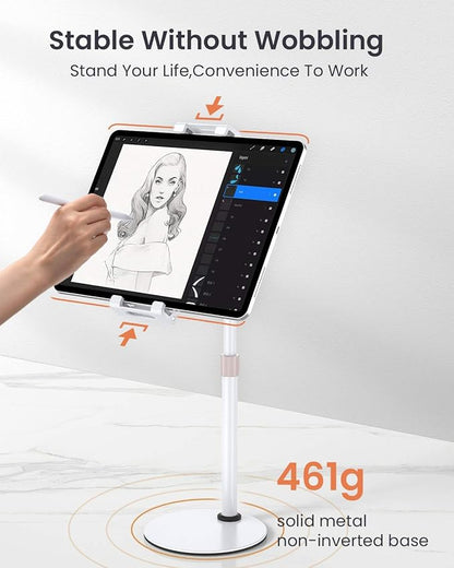 LISEN Tablet Stand Tablet Holder, Adjustable iPad Stands - Image 3