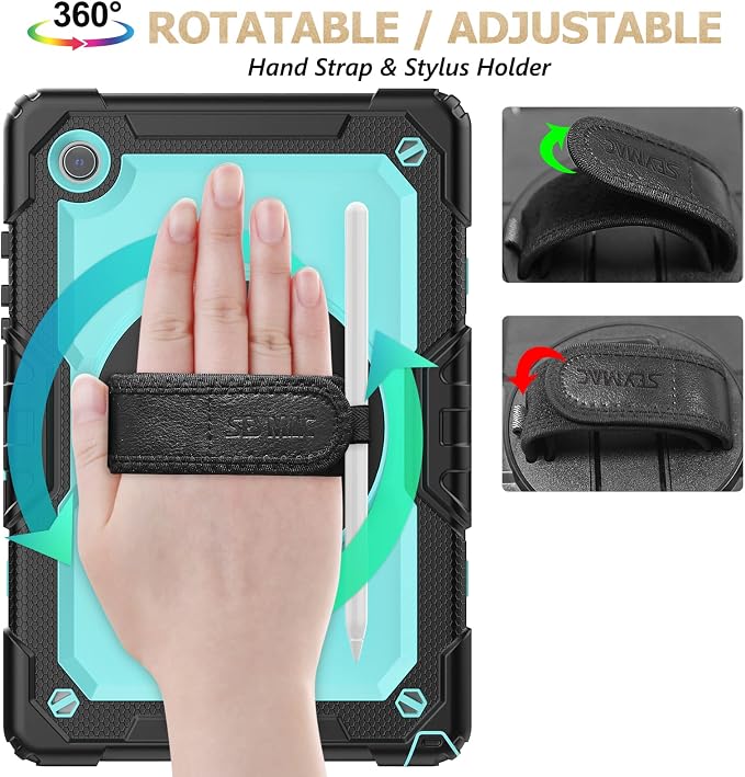 SEYMAC stock Case for Samsung Galaxy Tab A9 8.7'', Full-Body Drop Protection - Image 4