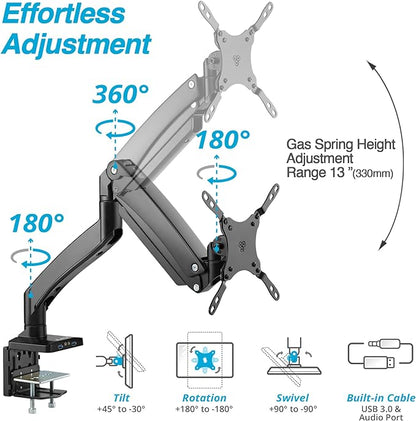 AVLT Single 17"-49" Super Ultrawide Monitor Arm - Image 3