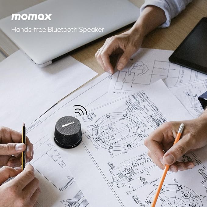 MOMAX Magnetic Portable Speaker Wireless, IPX6 Waterproof Shower Speaker Small - Image 5