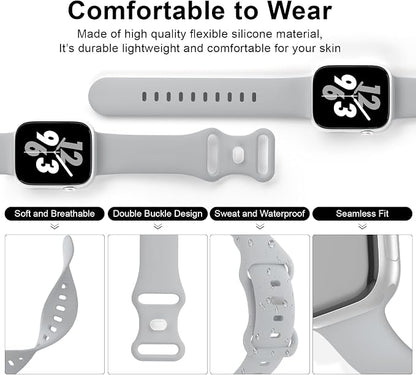 Sport Band Compatible with Apple Watch 38mm 40mm 41mm 42mm 44mm 45mm 46mm 49mm - Image 3