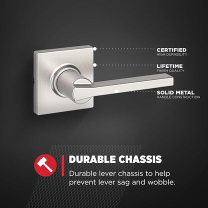 Kwikset Casey Interior Passage Door Handle, Lever - Image 6