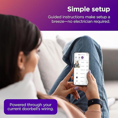 Roku Smart Home Wired Video Doorbell & Chime - Image 4