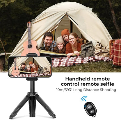 K&F Concept Selfie Stick Tripod, 360 Degree Rotation Mini Phone Stand - Image 6