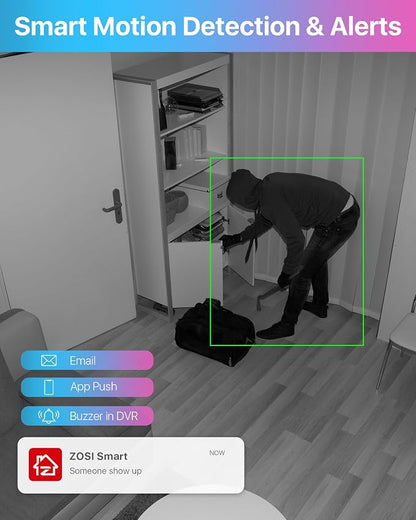 ZOSI 1080p Home Security Cameras System - Image 3