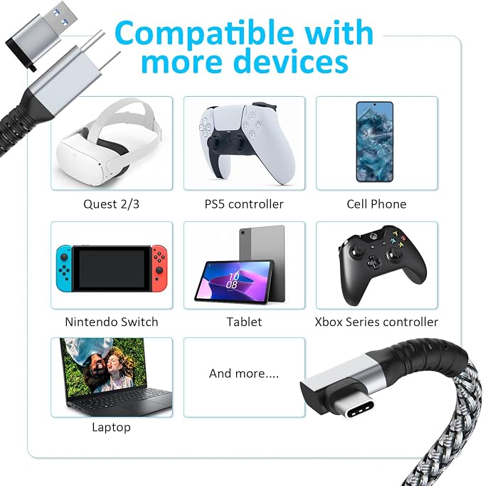 Link Cable 16FT VR Cable Compatible - Image 6