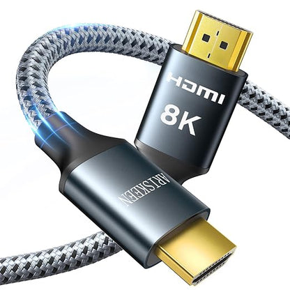 ARISKEEN 8K HDMI Cable 15 FT, 48Gbps High Speed HDMI 2.1 Cable, 8K 60Hz by ARISKEEN